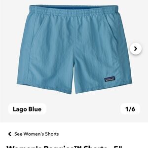 Patagonia Baggies Size Small